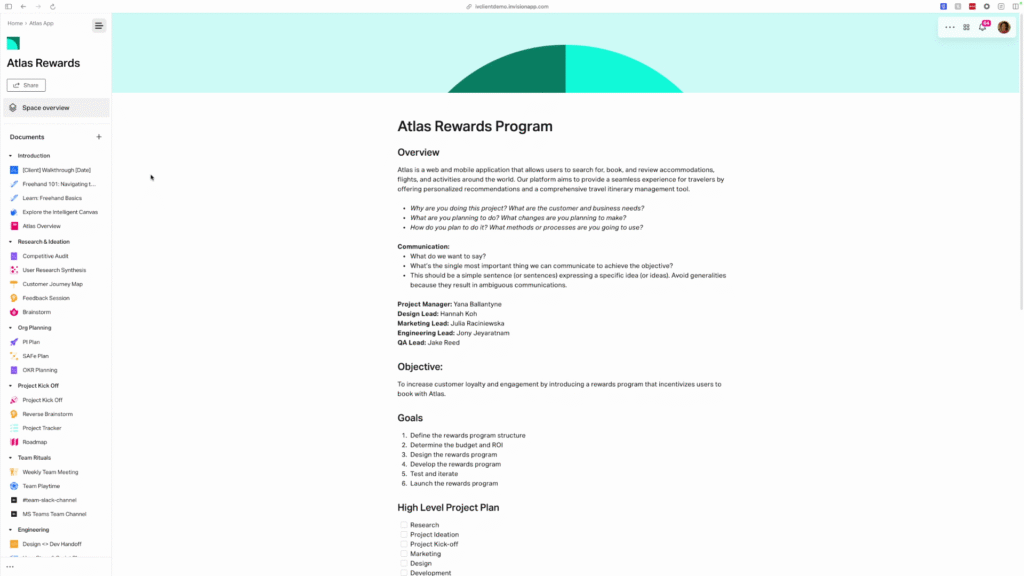 I led the creation of a scalable, story-driven demo environment for Freehand that cut prep time by over 50% and aligned our GTM teams around a consistent, compelling product narrative.